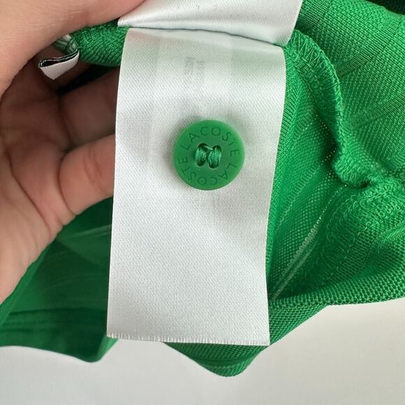 Lacoste Polo Shirt Mens 3XL Green Performance Jersey Golf Tennis Athletic Casual - Picture 9 of 11